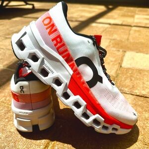 ON CLOUD WOMAN’S CLOUDMONSTER Undyed/Flame Running shoes Size 8 1/2